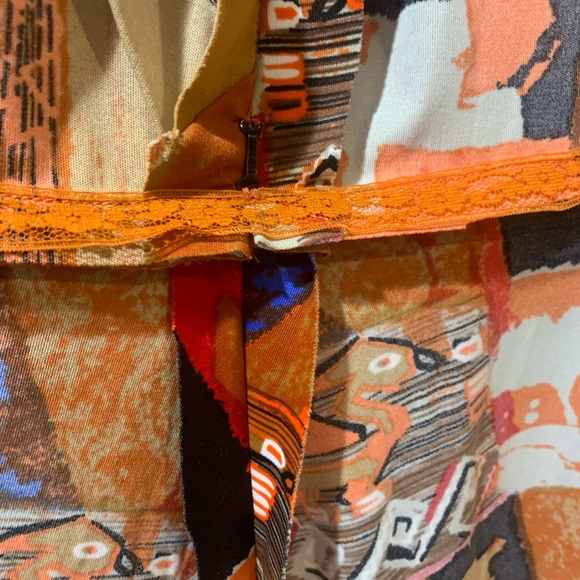 Vintage wrap dress with empire waist. - Picture 4 of 5